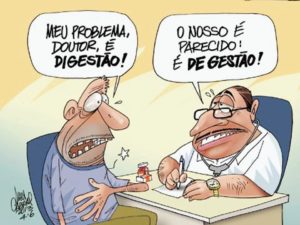 Charge DINHEIRO SAÚDE